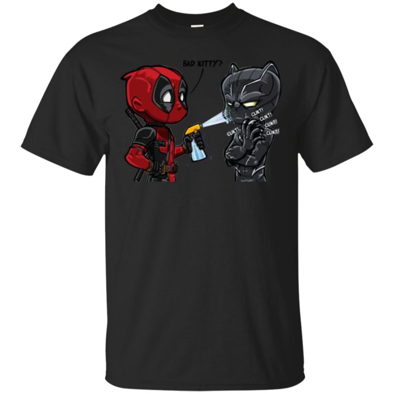 Deadpool Black Panther Shirts Bad Kitty Deadpool Black Panther Shirts Bad Kitty