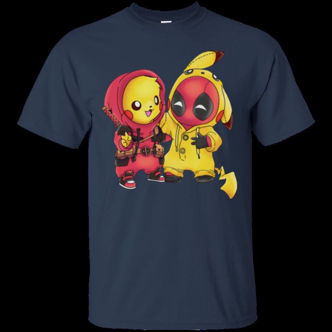 Deadpool Pikachu Shirt Cotton Shirt 1 » Cool Gifts for You - Mfamilygift Deadpool Pikachu Shirt Cotton Shirt 1