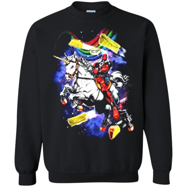 Deadpool Riding Unicorn T Shirt Hoodie Sweater 3 » Cool Gifts for You - Mfamilygift Deadpool Riding Unicorn T Shirt Hoodie Sweater 3