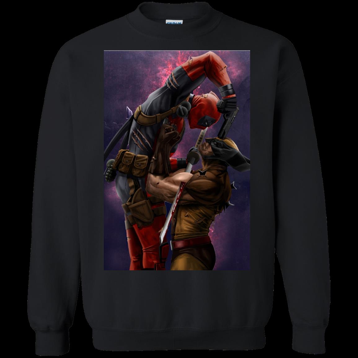 Deadpool Vs Wolverine T Shirt Hoodies Sweatshirt 3 » Cool Gifts for You - Mfamilygift Deadpool Vs Wolverine T Shirt Hoodies Sweatshirt 3