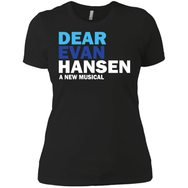 Dear Evan Hansen A New Musical T Shirt 1 Ladies? Boyfriend Shirt