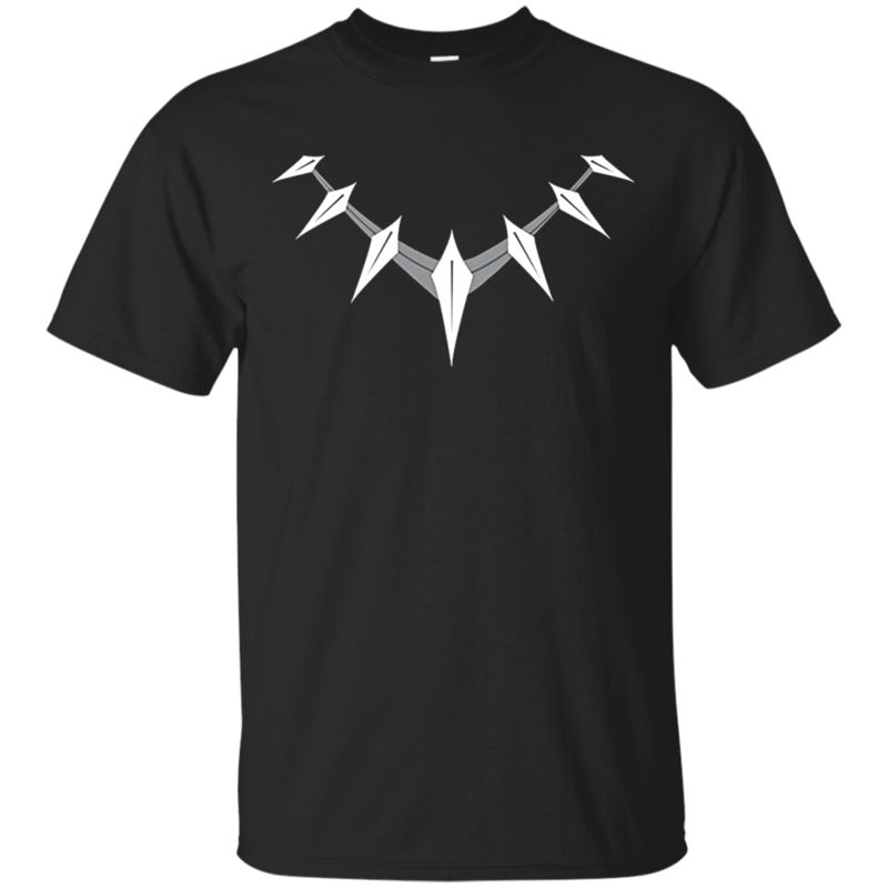 Decrum Black Panther T Shirts For Womens Necklace Logo Superhero Merchandise Gift T Shirt Hoodie Sweater