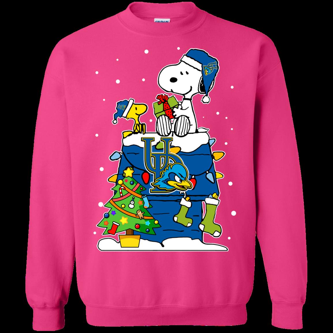 Delaware Fightin Blue Hens Ugly Christmas Sweaters Snoopy Hoodies Sweatshirts 3 » Cool Gifts for You - Mfamilygift Delaware Fightin Blue Hens Ugly Christmas Sweaters Snoopy Hoodies Sweatshirts 3