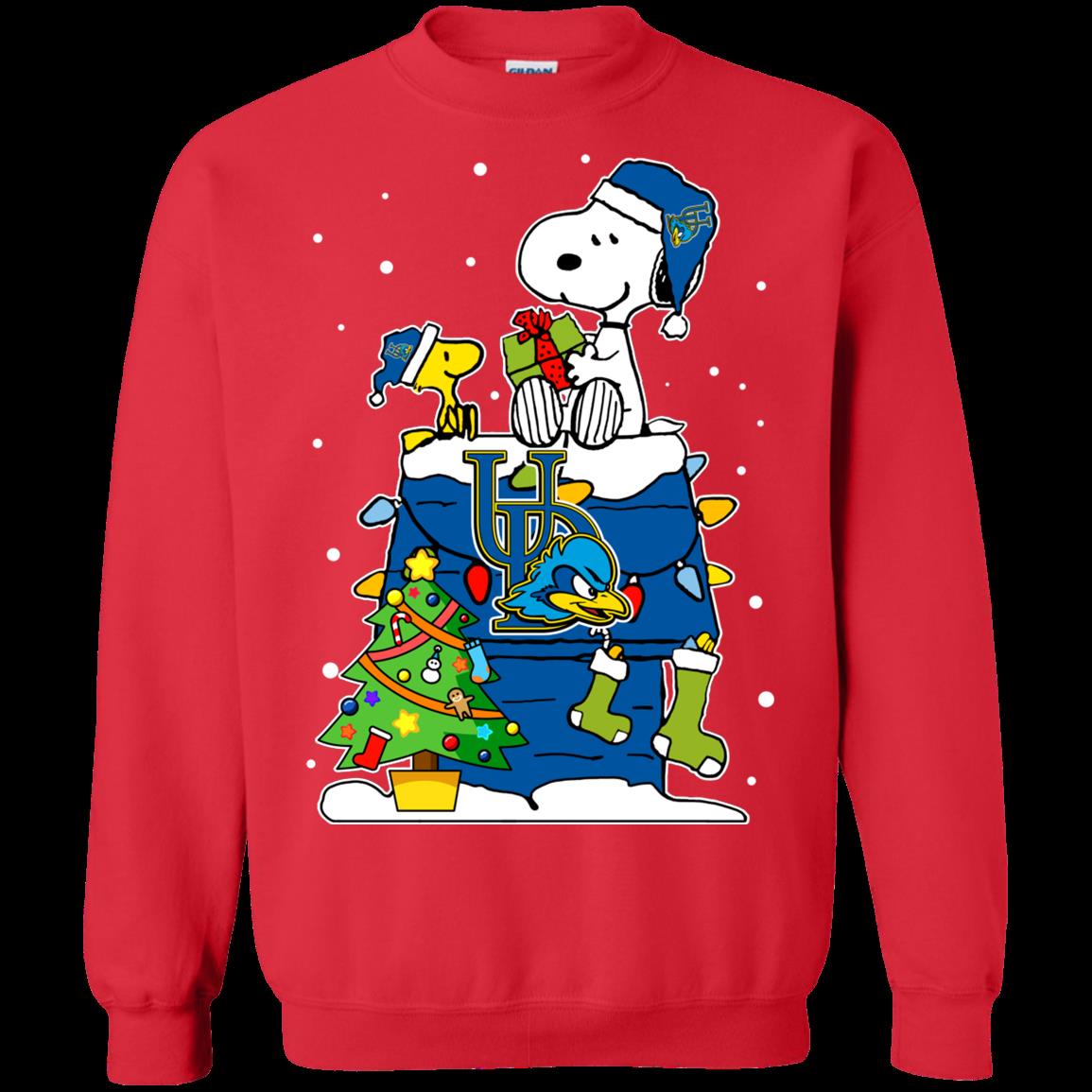Delaware Fightin Blue Hens Ugly Christmas Sweaters Snoopy Hoodies Sweatshirts 4 » Cool Gifts for You - Mfamilygift Delaware Fightin Blue Hens Ugly Christmas Sweaters Snoopy Hoodies Sweatshirts 4