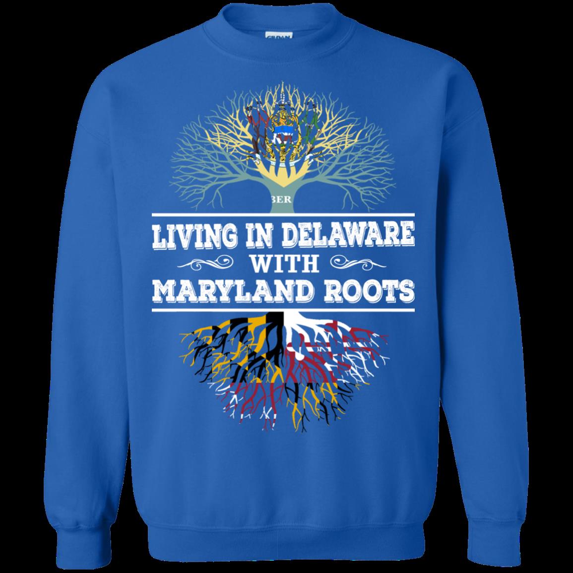 Delaware Maryland Shirts Living In Delaware With Maryland Roots 2 » Cool Gifts for You - Mfamilygift Delaware Maryland Shirts Living In Delaware With Maryland Roots 2