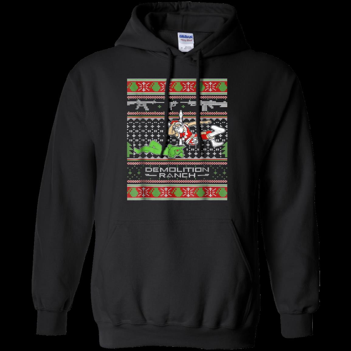 Demolition Funny Ugly Christmas Holiday Hoodie Demolition Funny Ugly Christmas Holiday Hoodie