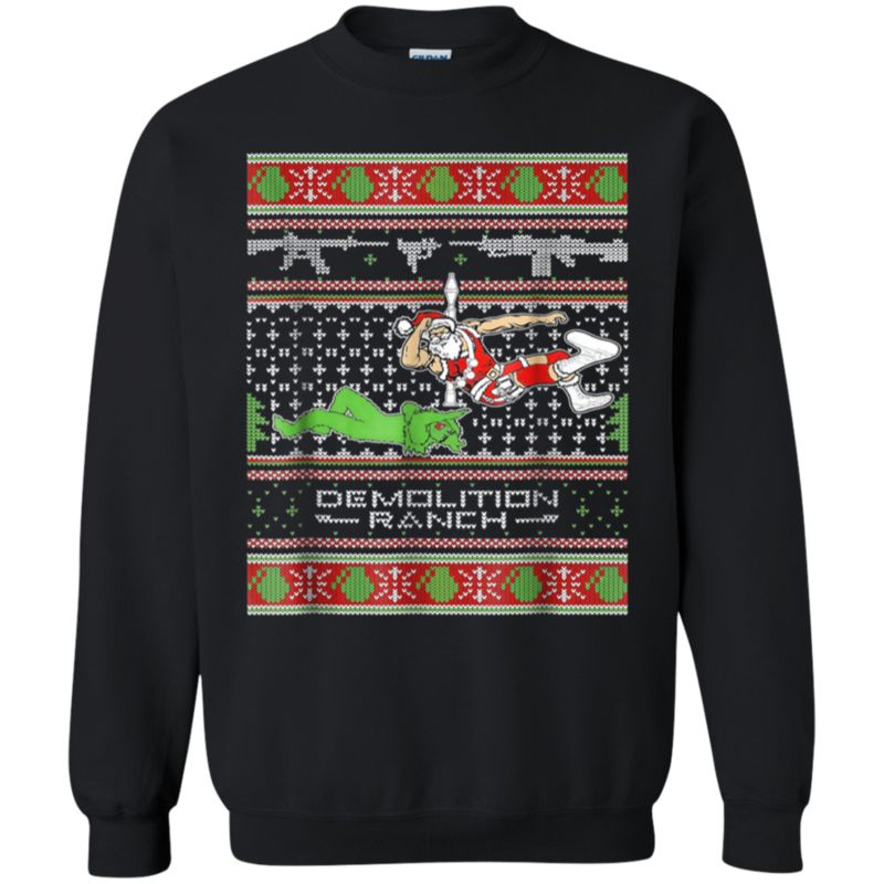 Demolition Funny Ugly Christmas Holiday Sweatshirt