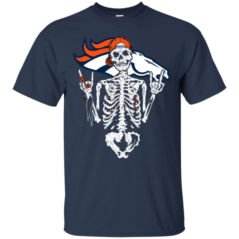 Denver Broncos Skeleton Halloween Shirts 1 » Cool Gifts for You - Mfamilygift Denver Broncos Skeleton Halloween Shirts 1