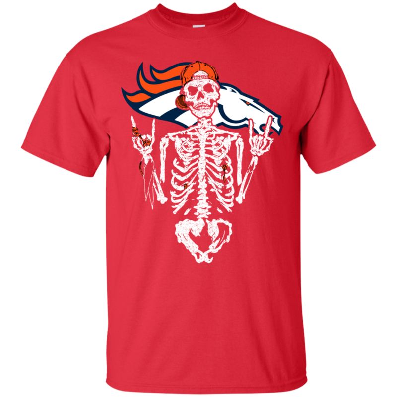 Denver Broncos Skeleton Halloween Shirts 4 » Cool Gifts for You - Mfamilygift Denver Broncos Skeleton Halloween Shirts 4