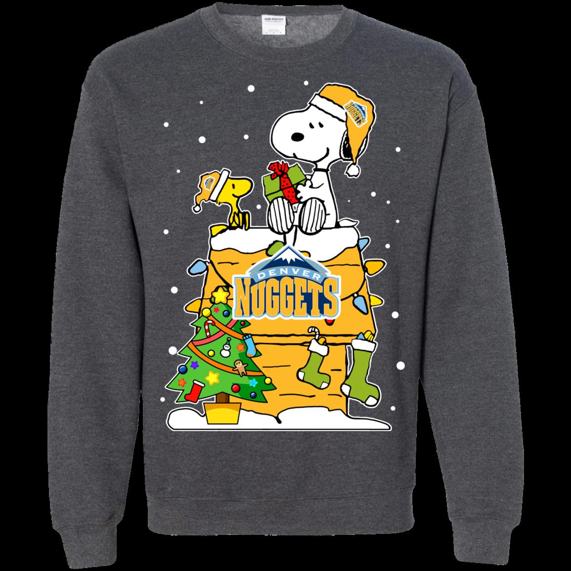 Denver Nuggets Ugly Christmas Sweaters Snoopy Hoodies Sweatshirts 2 » Cool Gifts for You - Mfamilygift Denver Nuggets Ugly Christmas Sweaters Snoopy Hoodies Sweatshirts 2
