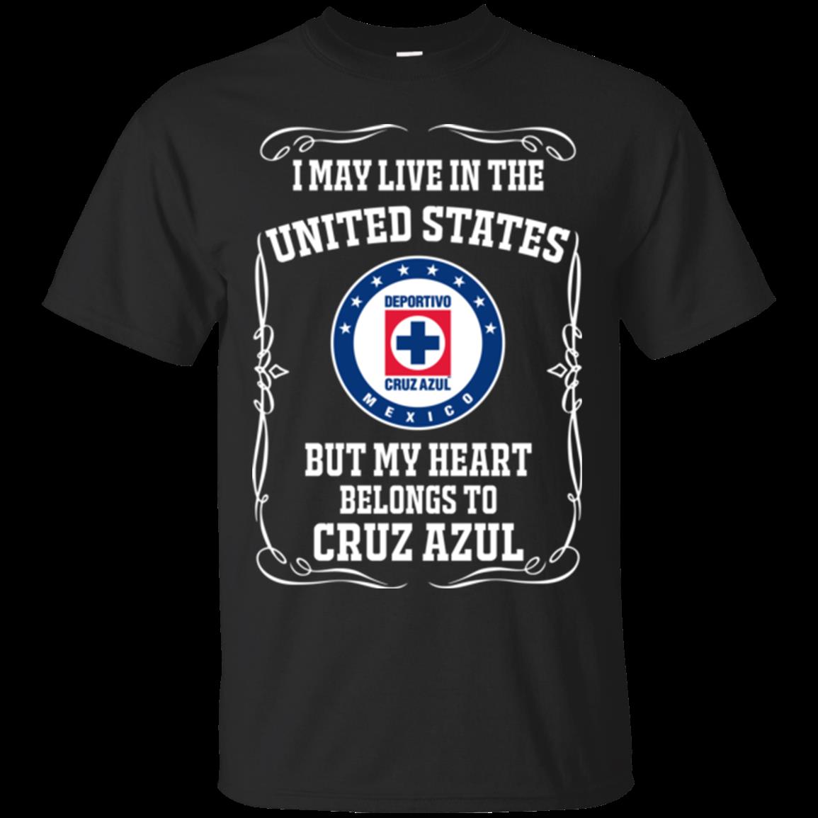 Deportivo Cruz Azul United States Shirts My Heart Belongs To Cruz Azul