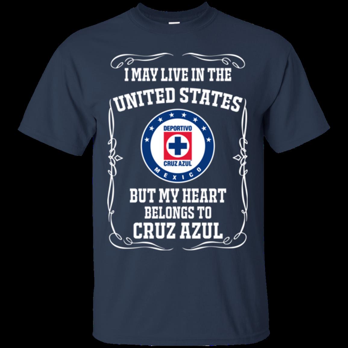 Deportivo Cruz Azul United States Shirts My Heart Belongs To Cruz Azul 1 » Cool Gifts for You - Mfamilygift Deportivo Cruz Azul United States Shirts My Heart Belongs To Cruz Azul 1
