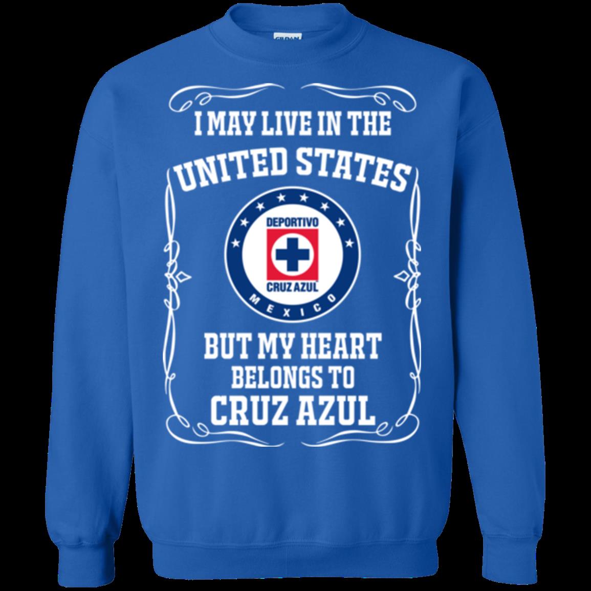 Deportivo Cruz Azul United States Shirts My Heart Belongs To Cruz Azul 2 » Cool Gifts for You - Mfamilygift Deportivo Cruz Azul United States Shirts My Heart Belongs To Cruz Azul 2