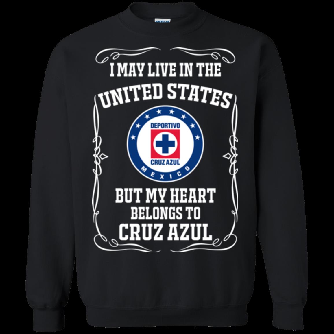 Deportivo Cruz Azul United States Shirts My Heart Belongs To Cruz Azul 3 » Cool Gifts for You - Mfamilygift Deportivo Cruz Azul United States Shirts My Heart Belongs To Cruz Azul 3