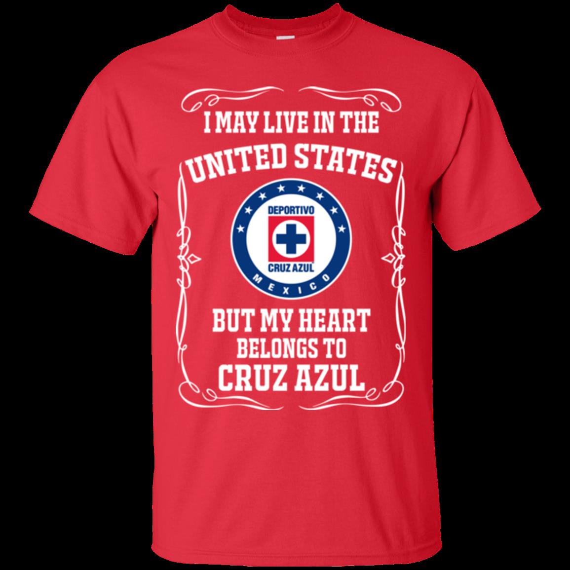 Deportivo Cruz Azul United States Shirts My Heart Belongs To Cruz Azul 4 » Cool Gifts for You - Mfamilygift Deportivo Cruz Azul United States Shirts My Heart Belongs To Cruz Azul 4