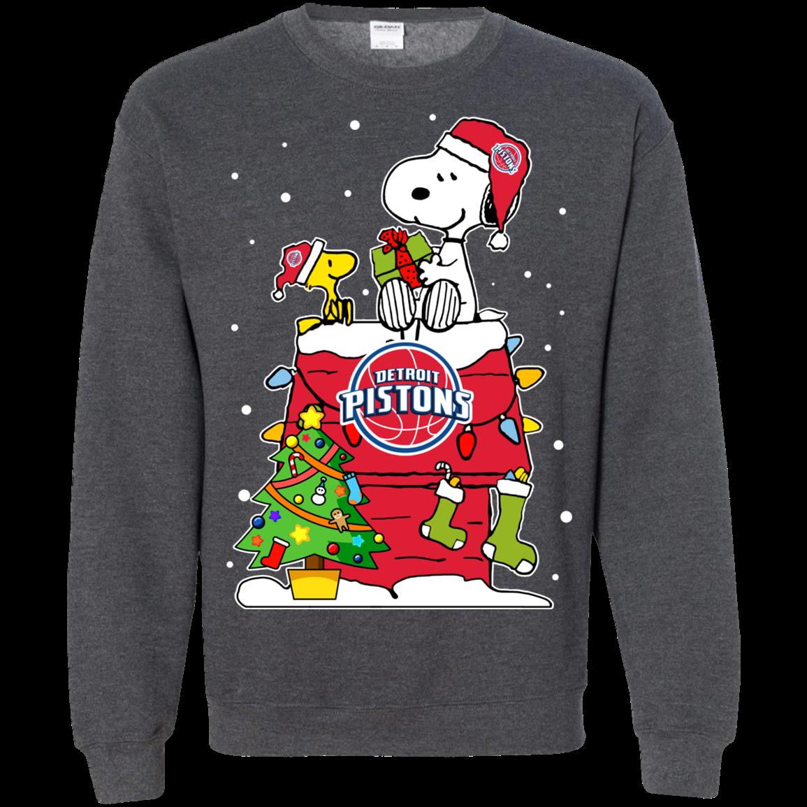Detroit Pistons Ugly Christmas Sweaters Snoopy T Shirt Hoodies Sweatshirt 2 » Cool Gifts for You - Mfamilygift Detroit Pistons Ugly Christmas Sweaters Snoopy T Shirt Hoodies Sweatshirt 2