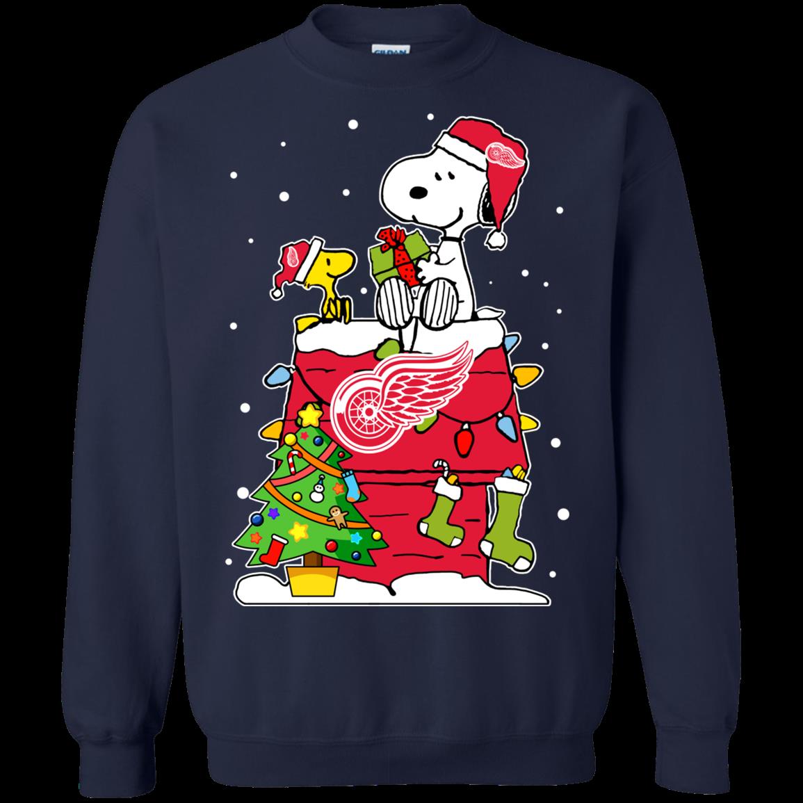 Detroit Red Wings Ugly Christmas Sweaters Snoopy Hoodies Sweatshirts 1 » Cool Gifts for You - Mfamilygift Detroit Red Wings Ugly Christmas Sweaters Snoopy Hoodies Sweatshirts 1