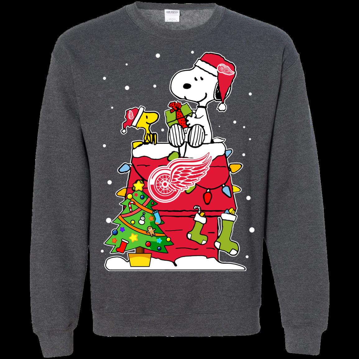Detroit Red Wings Ugly Christmas Sweaters Snoopy Hoodies Sweatshirts 2 » Cool Gifts for You - Mfamilygift Detroit Red Wings Ugly Christmas Sweaters Snoopy Hoodies Sweatshirts 2