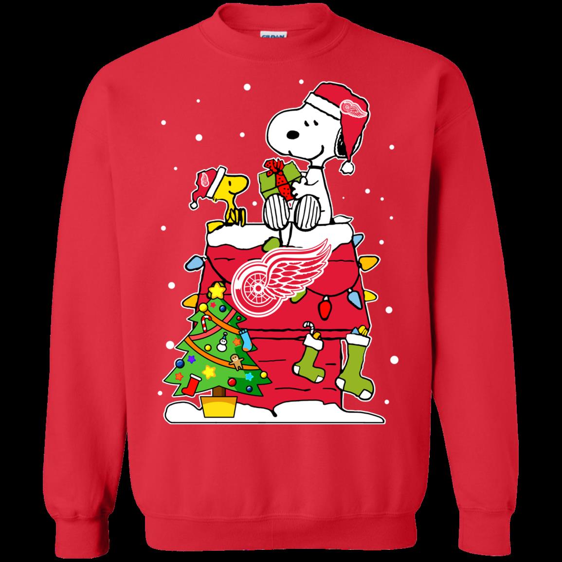 Detroit Red Wings Ugly Christmas Sweaters Snoopy Hoodies Sweatshirts 4 » Cool Gifts for You - Mfamilygift Detroit Red Wings Ugly Christmas Sweaters Snoopy Hoodies Sweatshirts 4