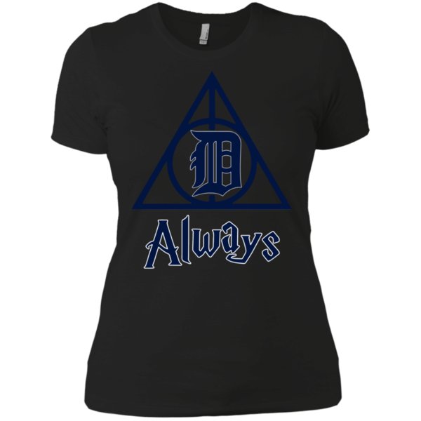 Detroit Tigers Always Harry Potter Deathly Hallows Ladies? Boyfriend Shirt