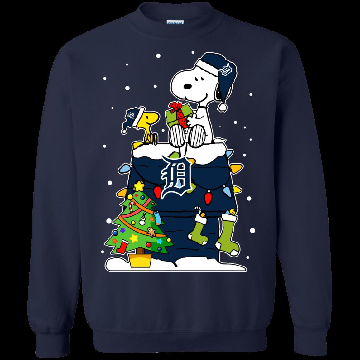 Detroit Tigers Ugly Christmas Sweaters Snoopy T Shirt Hoodies Sweatshirt 1 » Cool Gifts for You - Mfamilygift Detroit Tigers Ugly Christmas Sweaters Snoopy T Shirt Hoodies Sweatshirt 1