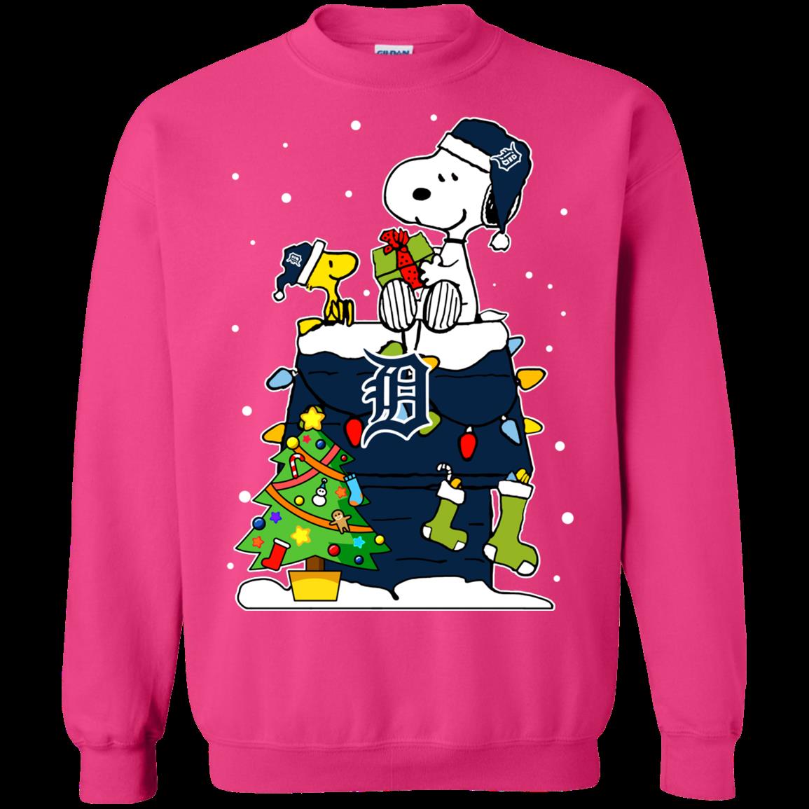 Detroit Tigers Ugly Christmas Sweaters Snoopy T Shirt Hoodies Sweatshirt 3 » Cool Gifts for You - Mfamilygift Detroit Tigers Ugly Christmas Sweaters Snoopy T Shirt Hoodies Sweatshirt 3