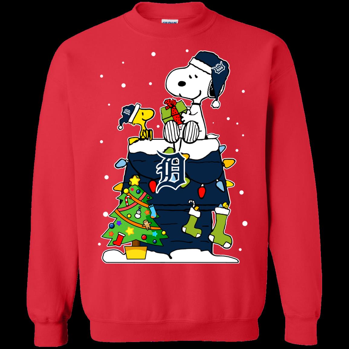 Detroit Tigers Ugly Christmas Sweaters Snoopy T Shirt Hoodies Sweatshirt 4 » Cool Gifts for You - Mfamilygift Detroit Tigers Ugly Christmas Sweaters Snoopy T Shirt Hoodies Sweatshirt 4