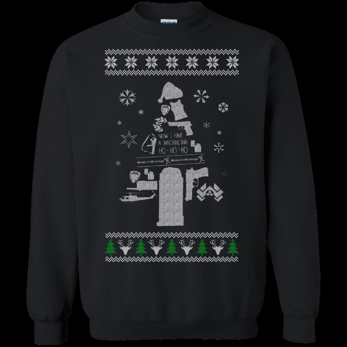 Die Hard Ugly Christmas Sweater Xmas Tree