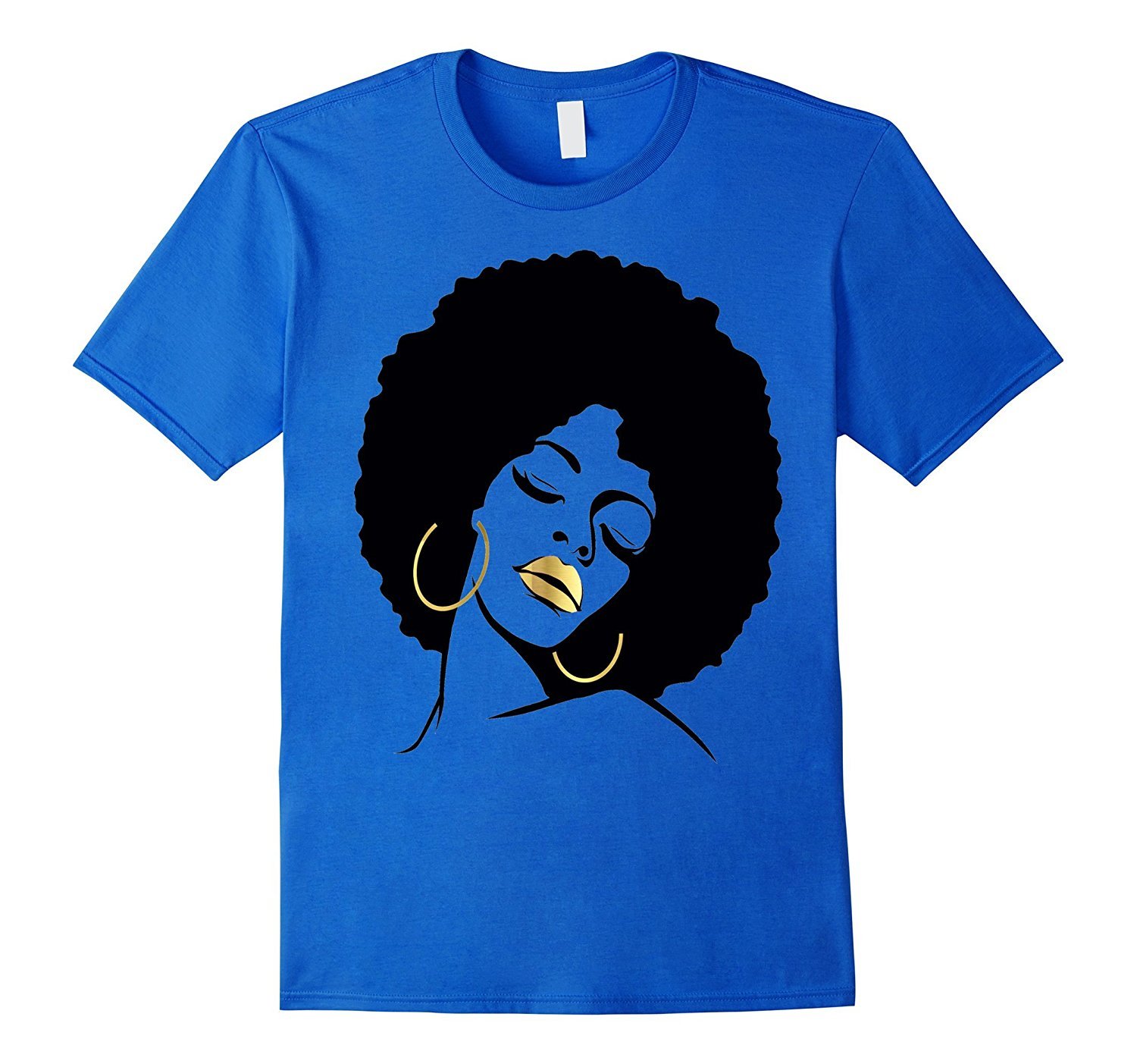 Afro Diva Black Girl Magic Shirt Gold Lips Natural Melanin Afro Diva Black Girl Magic Shirt Gold Lips Natural Melanin