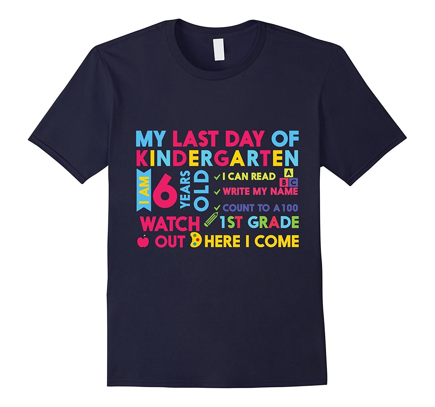 Last Day Of Kindergarten 1st Grade Here I Come T-Shirt Gift 1 » Cool Gifts for You - Mfamilygift Last Day Of Kindergarten 1st Grade Here I Come T-Shirt Gift 1