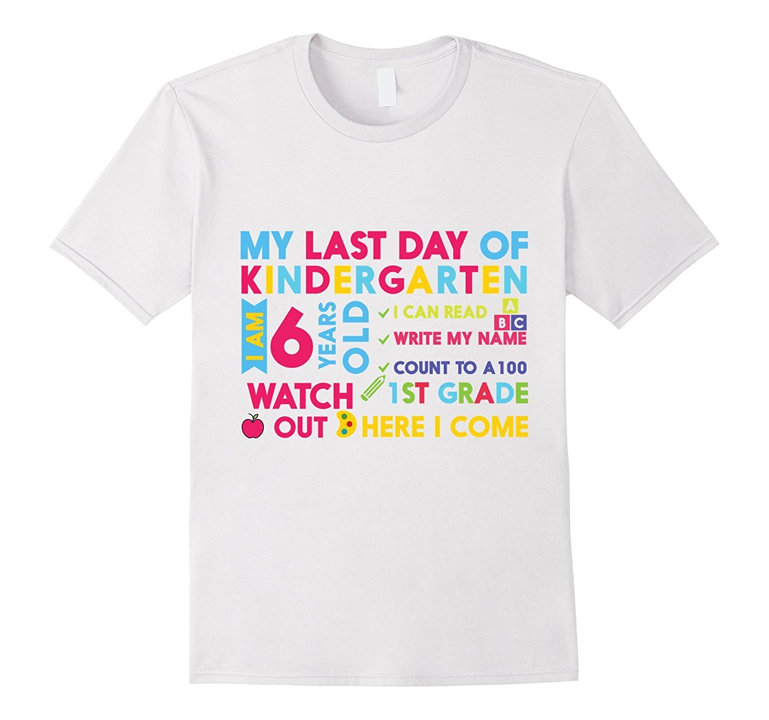 Last Day Of Kindergarten 1st Grade Here I Come T-Shirt Gift 2 » Cool Gifts for You - Mfamilygift Last Day Of Kindergarten 1st Grade Here I Come T-Shirt Gift 2