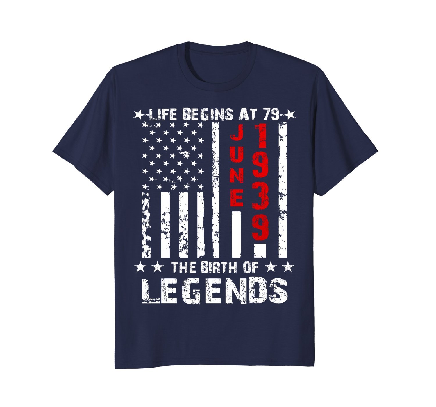 Mens Life Begins At 79th Birthday T-Shirt June 1939 Legends Tee 1 » Cool Gifts for You - Mfamilygift Mens Life Begins At 79th Birthday T-Shirt June 1939 Legends Tee 1