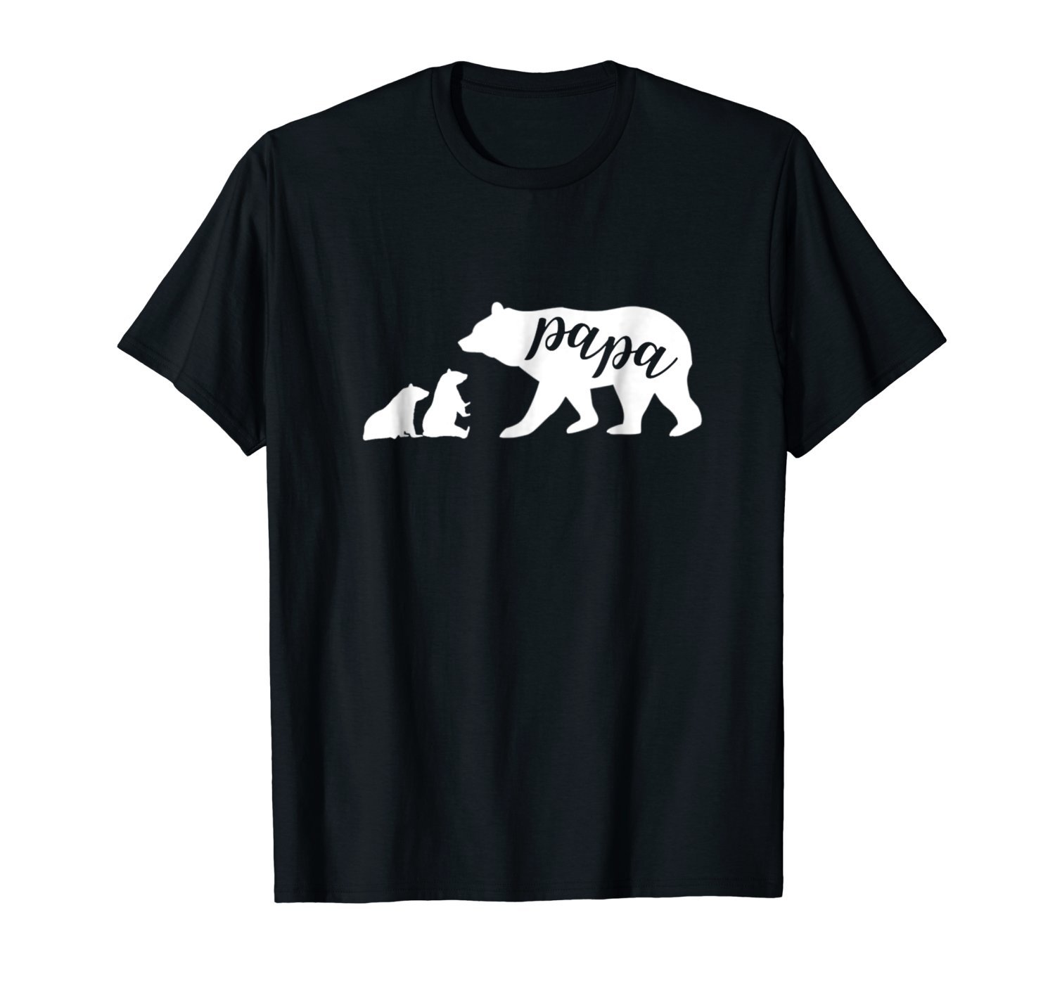 Papa Bear with Two Cubs ' Father's Day Dad Funny T Shirt