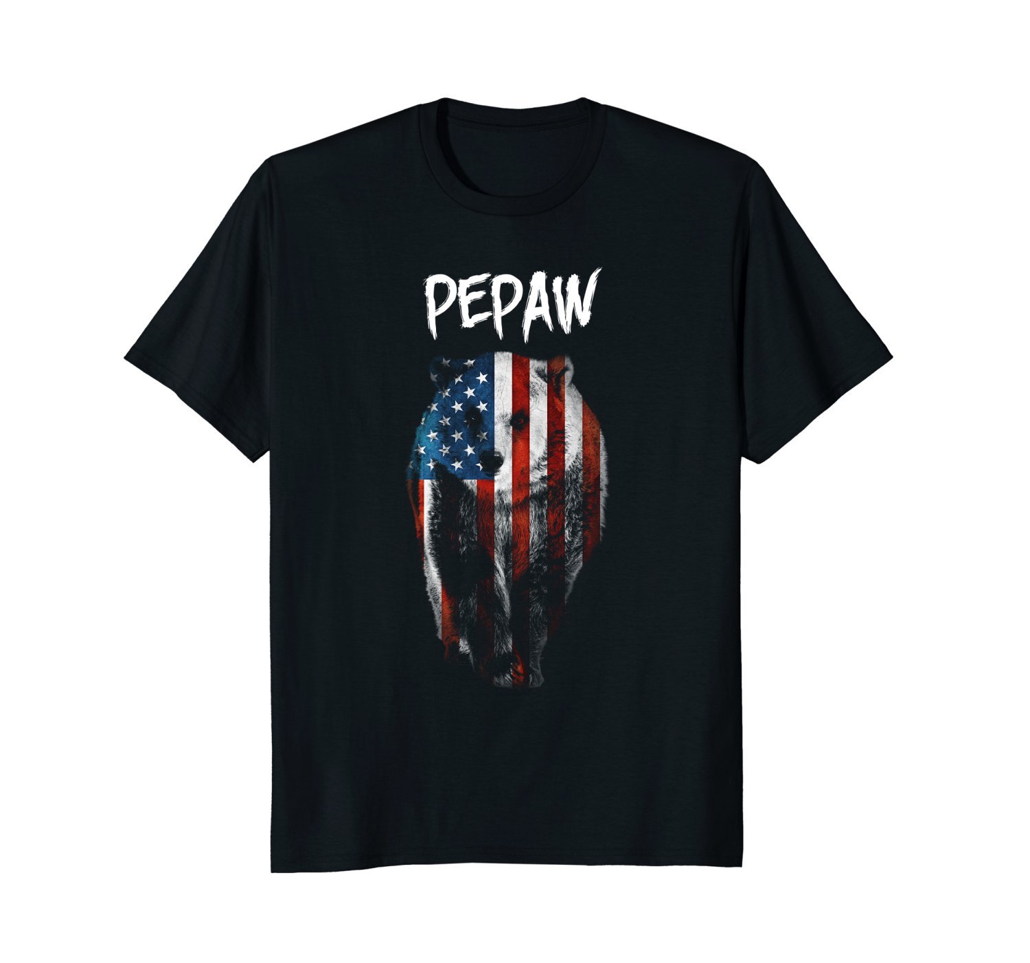 Pepaw Bear America Flag Father's Day USA T Shirt Gift Pepaw Bear America Flag Father's Day USA T Shirt Gift