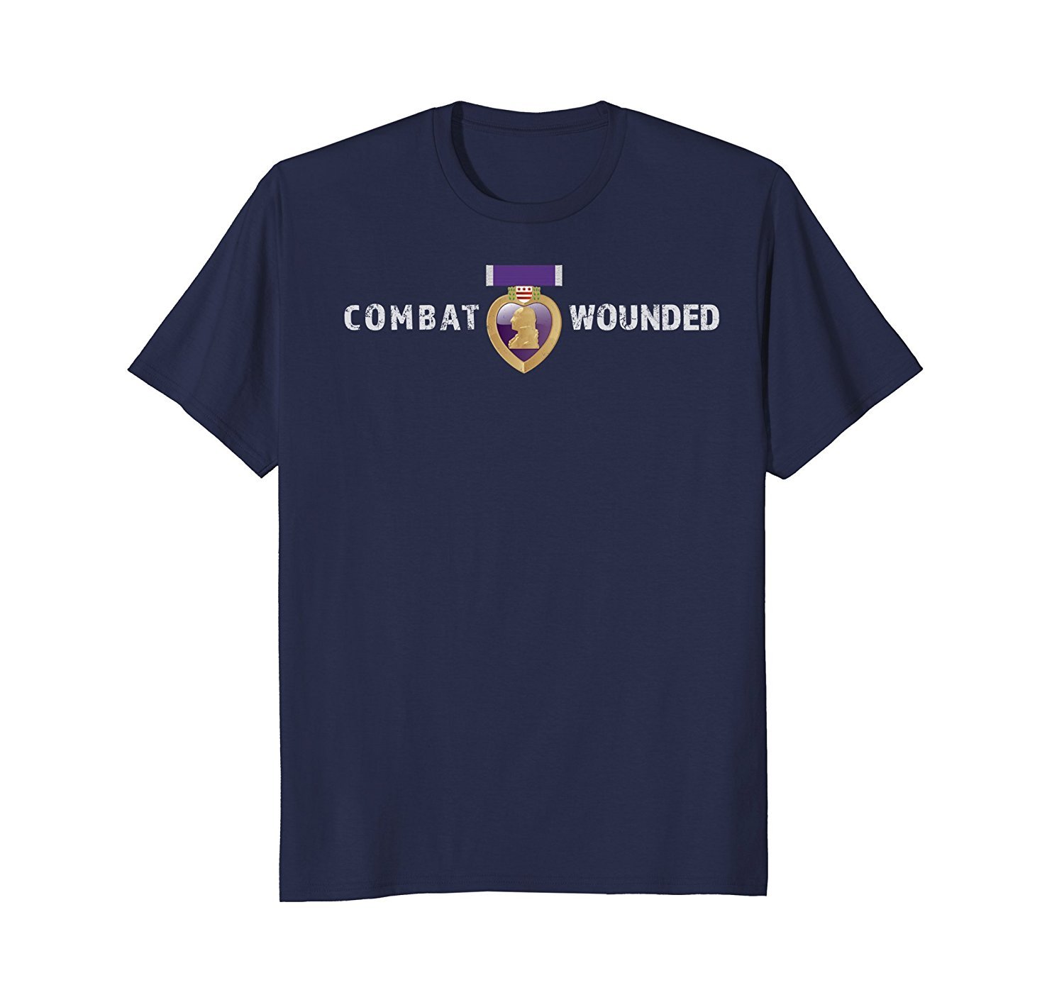 Purple Heart Shirt Combat Wounded Military Vet Tee 1 » Cool Gifts for You - Mfamilygift Purple Heart Shirt Combat Wounded Military Vet Tee 1