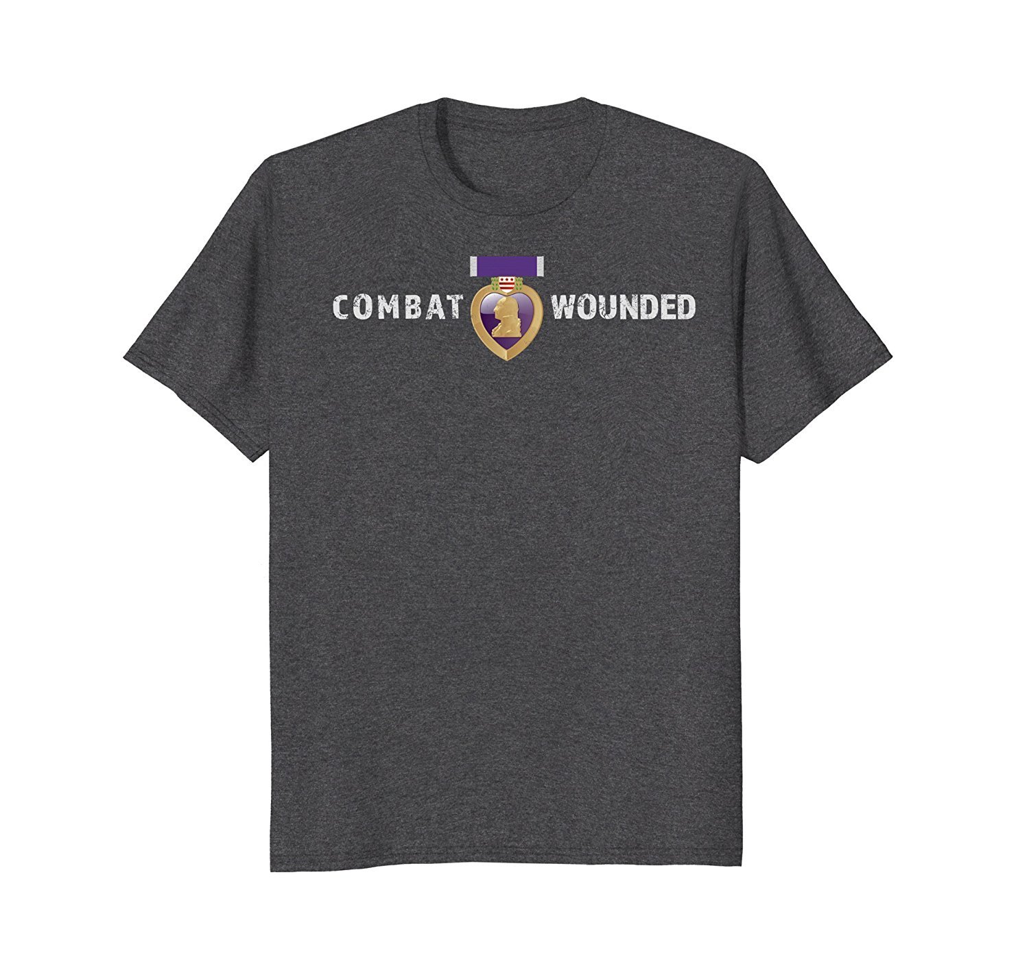 Purple Heart Shirt Combat Wounded Military Vet Tee 2 » Cool Gifts for You - Mfamilygift Purple Heart Shirt Combat Wounded Military Vet Tee 2