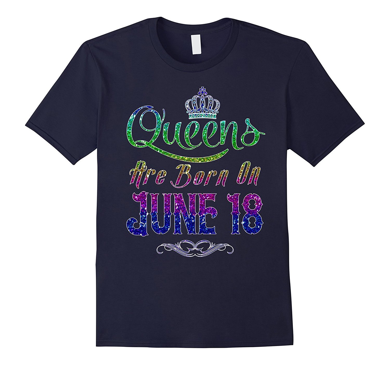 Queens Are Born On June 18 Birthday TShirt 1 » Cool Gifts for You - Mfamilygift Queens Are Born On June 18 Birthday TShirt 1
