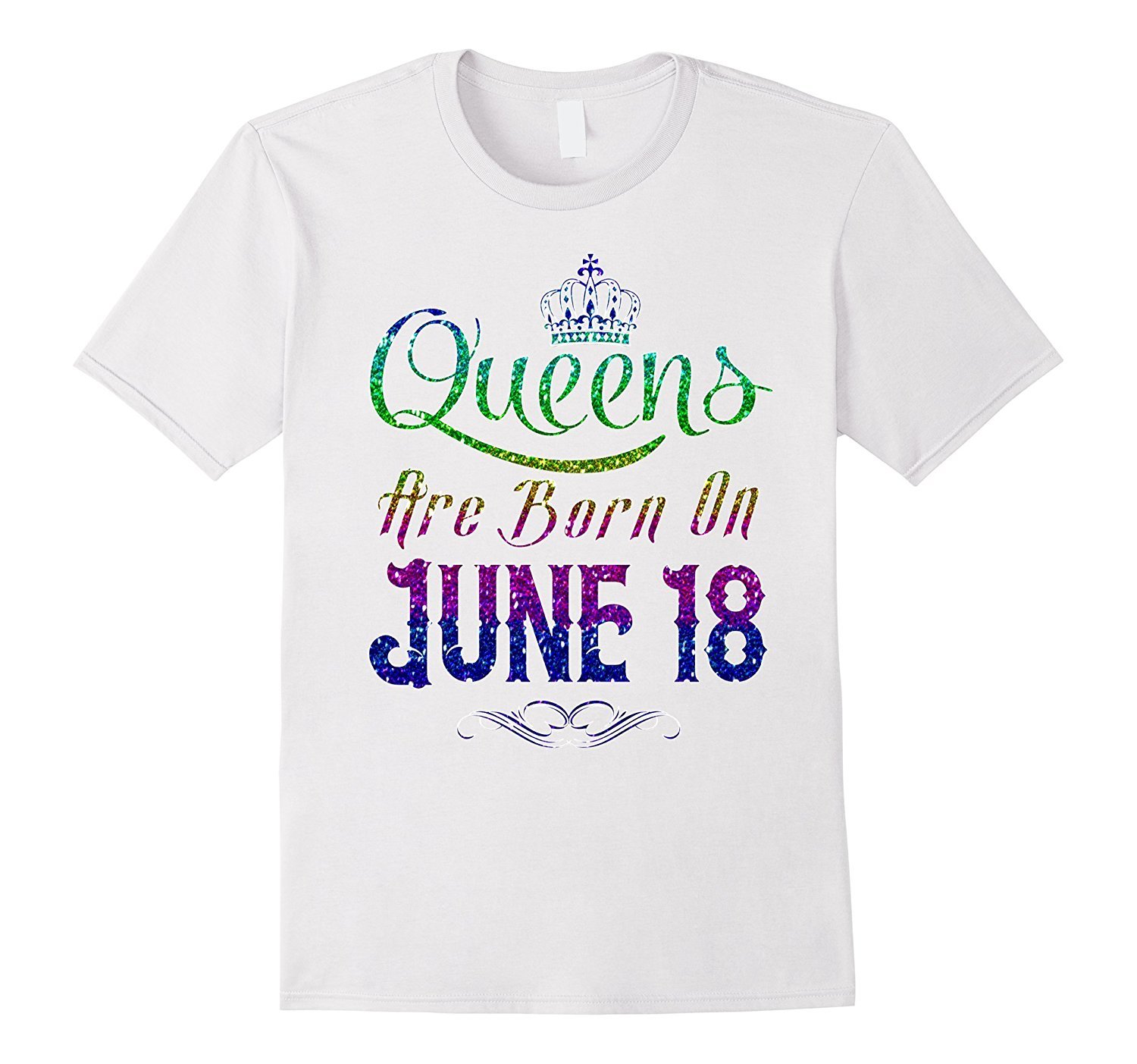 Queens Are Born On June 18 Birthday TShirt 2 » Cool Gifts for You - Mfamilygift Queens Are Born On June 18 Birthday TShirt 2