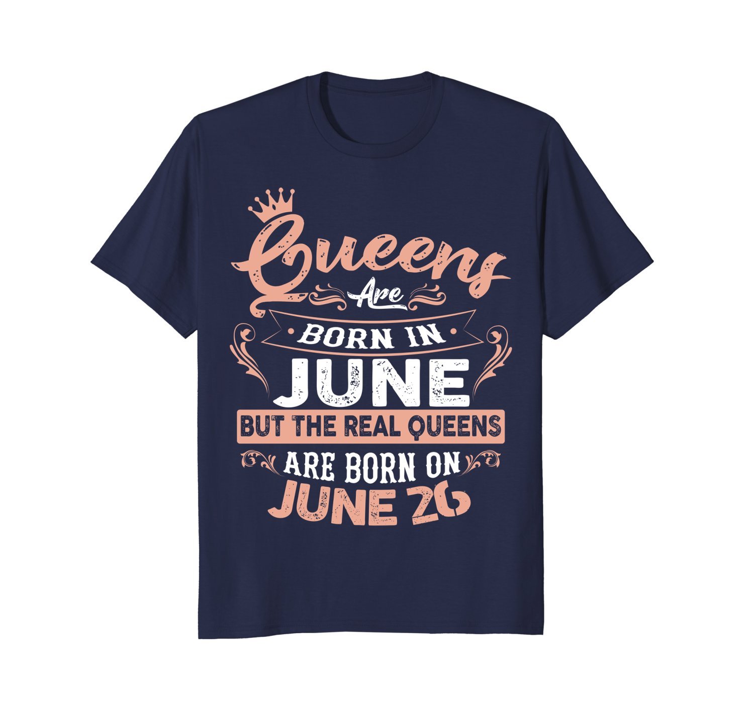 Real Queens are born on 26th of June Birthday Gift T-Shirt 1 » Cool Gifts for You - Mfamilygift Real Queens are born on 26th of June Birthday Gift T-Shirt 1