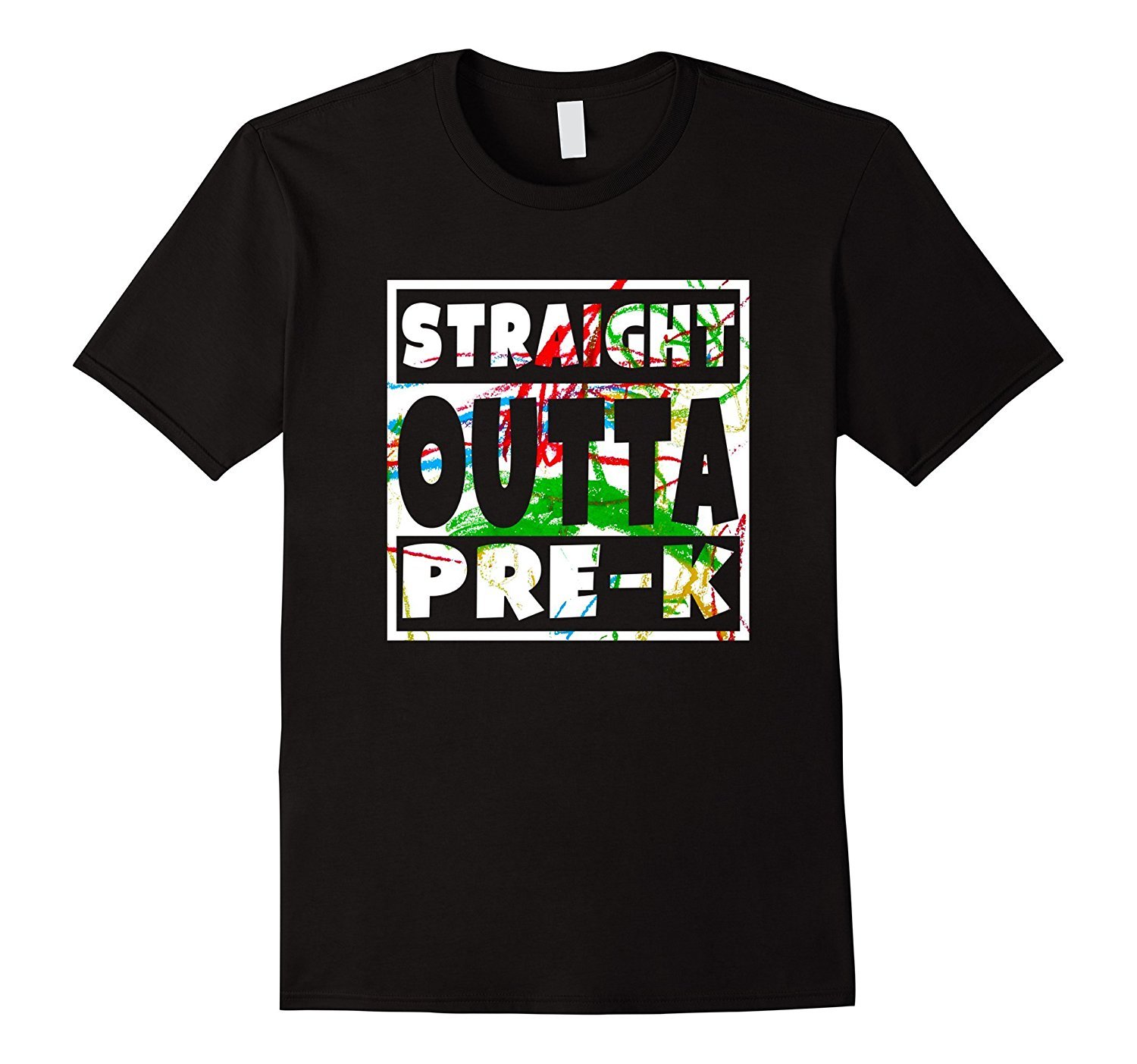 STRAIGHT OUTTA PRE-K Preschool Graduation T-Shirt