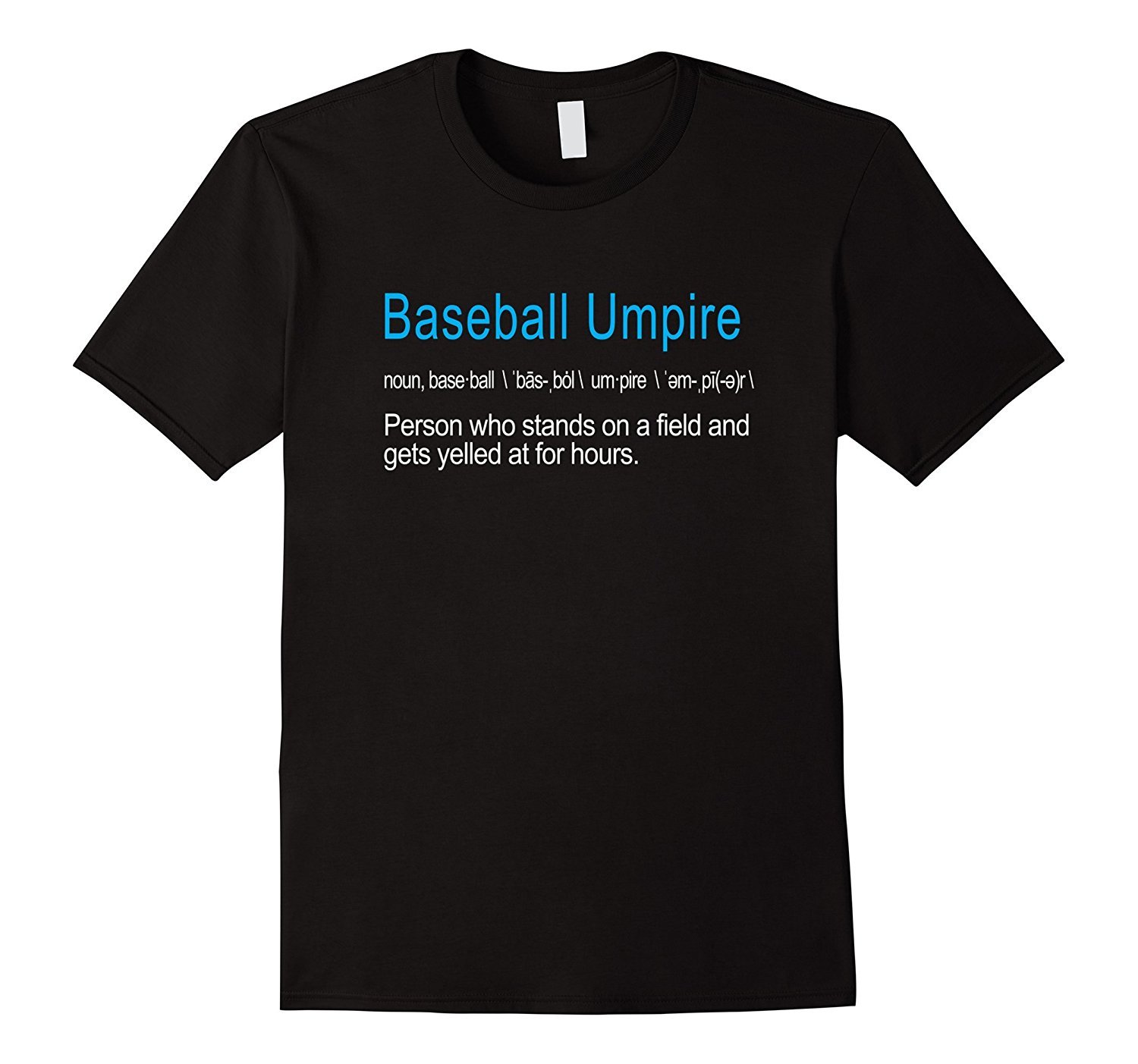 Best Hilarious Baseball Umpire Definition Funny Gift T-Shirt