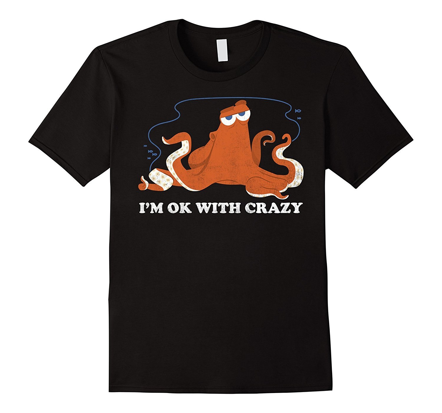 Disney Finding Dory Hank Ok Crazy Graphic T-Shirt Disney Finding Dory Hank Ok Crazy Graphic T-Shirt
