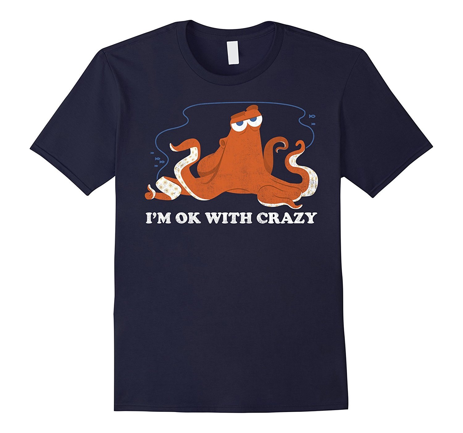 Disney Finding Dory Hank Ok Crazy Graphic T-Shirt 1 » Cool Gifts for You - Mfamilygift Disney Finding Dory Hank Ok Crazy Graphic T-Shirt 1