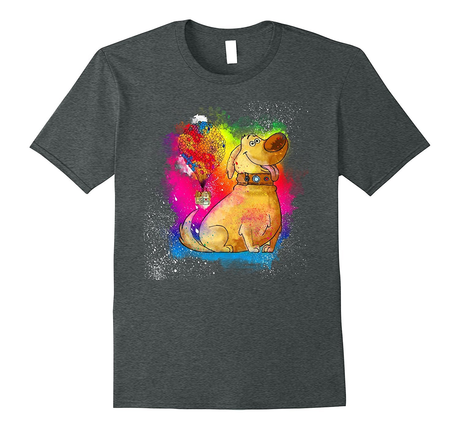 Disney Pixar Up Dug Watercolor Rainbow Graphic T-Shirt 1 » Cool Gifts for You - Mfamilygift Disney Pixar Up Dug Watercolor Rainbow Graphic T-Shirt 1