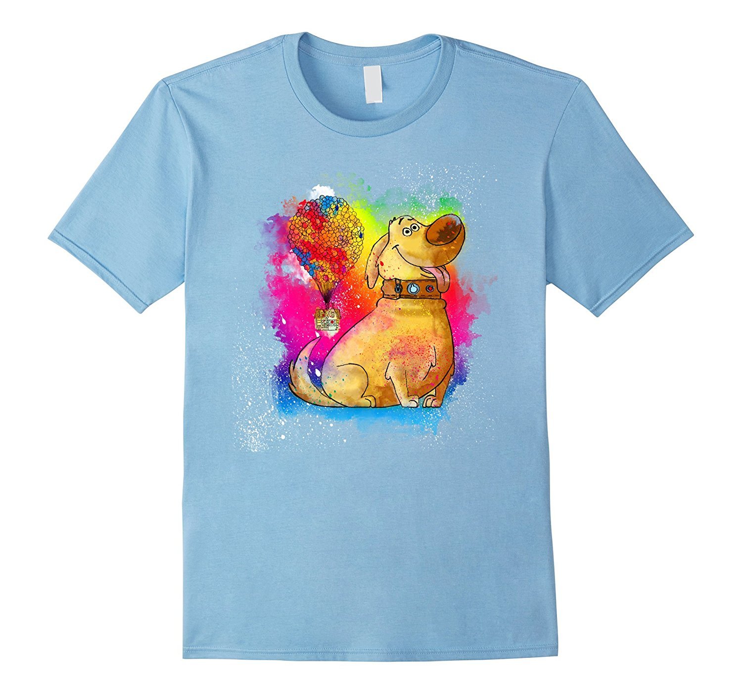 Disney Pixar Up Dug Watercolor Rainbow Graphic T-Shirt 2 » Cool Gifts for You - Mfamilygift Disney Pixar Up Dug Watercolor Rainbow Graphic T-Shirt 2