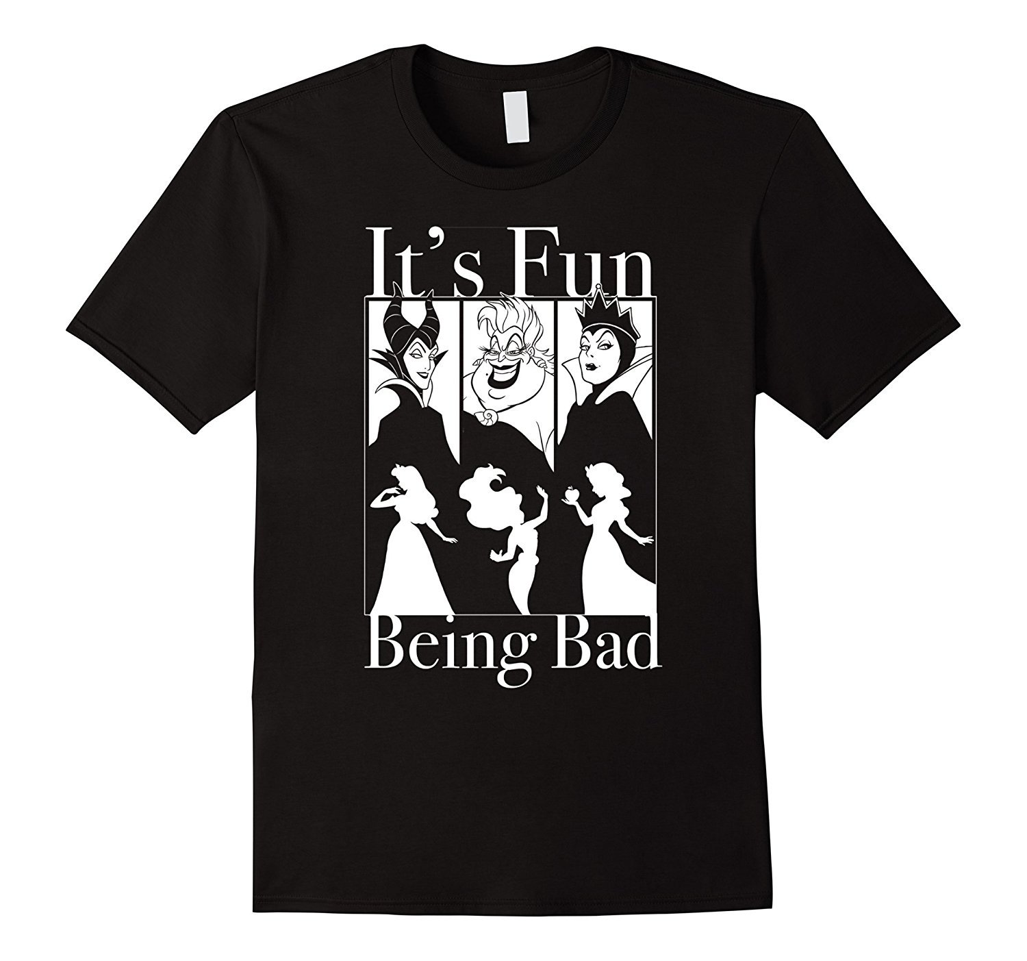 Disney Princess Villain Trio Fun Being Bad Graphic T-Shirt Disney Princess Villain Trio Fun Being Bad Graphic T-Shirt
