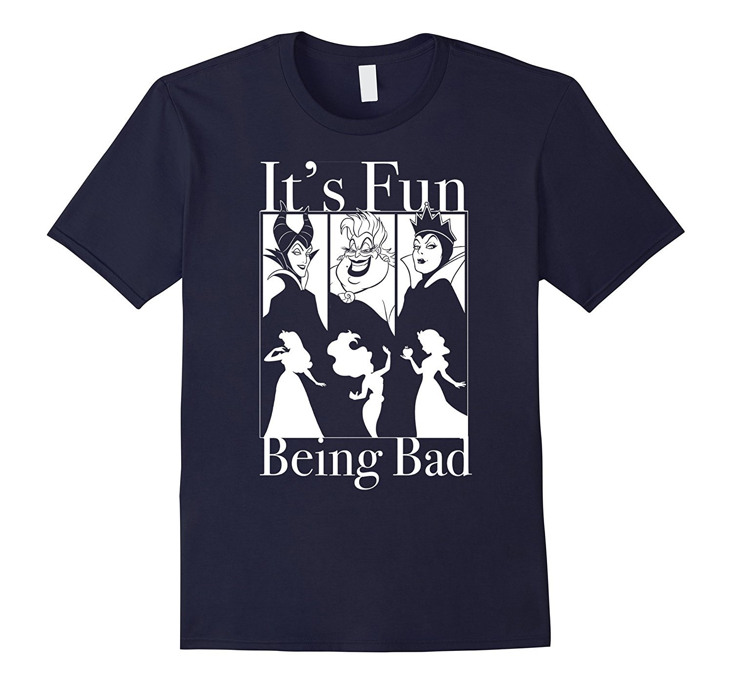 Disney Princess Villain Trio Fun Being Bad Graphic T-Shirt 1 » Cool Gifts for You - Mfamilygift Disney Princess Villain Trio Fun Being Bad Graphic T-Shirt 1