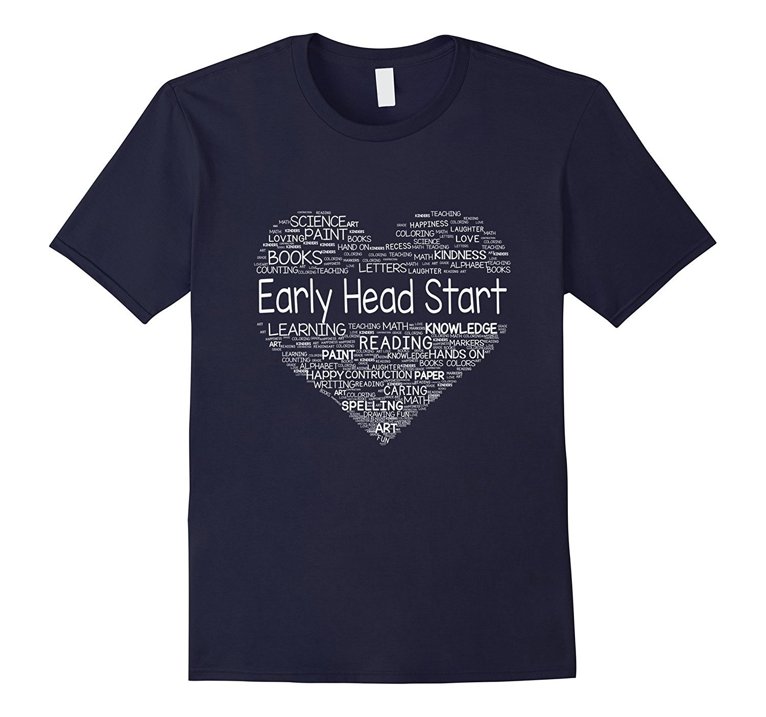 Early Head Start Heart T-Shirt 1 » Cool Gifts for You - Mfamilygift Early Head Start Heart T-Shirt 1