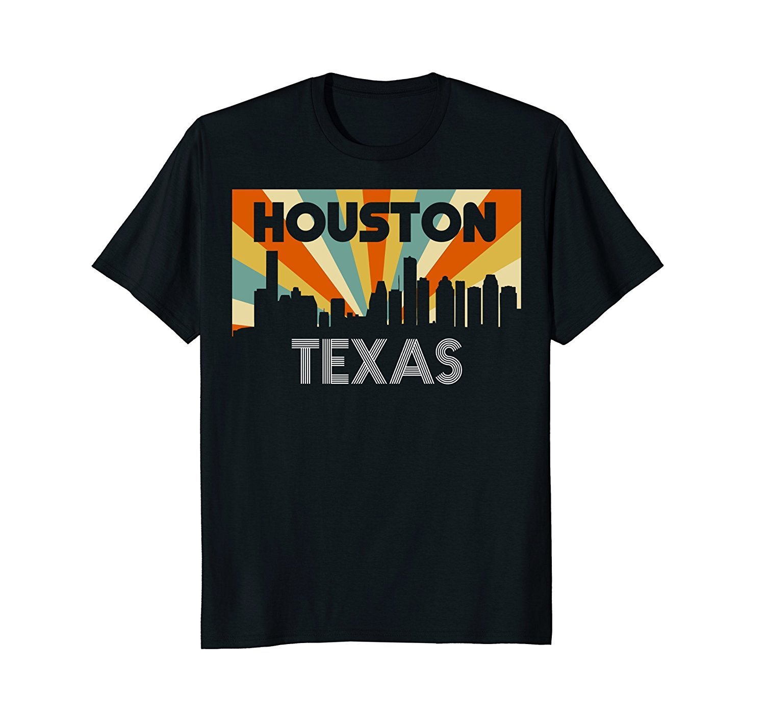Houston City T-Shirt Texas TX Retro Vintage Souvenir T Shirt Houston City T-Shirt Texas TX Retro Vintage Souvenir T Shirt