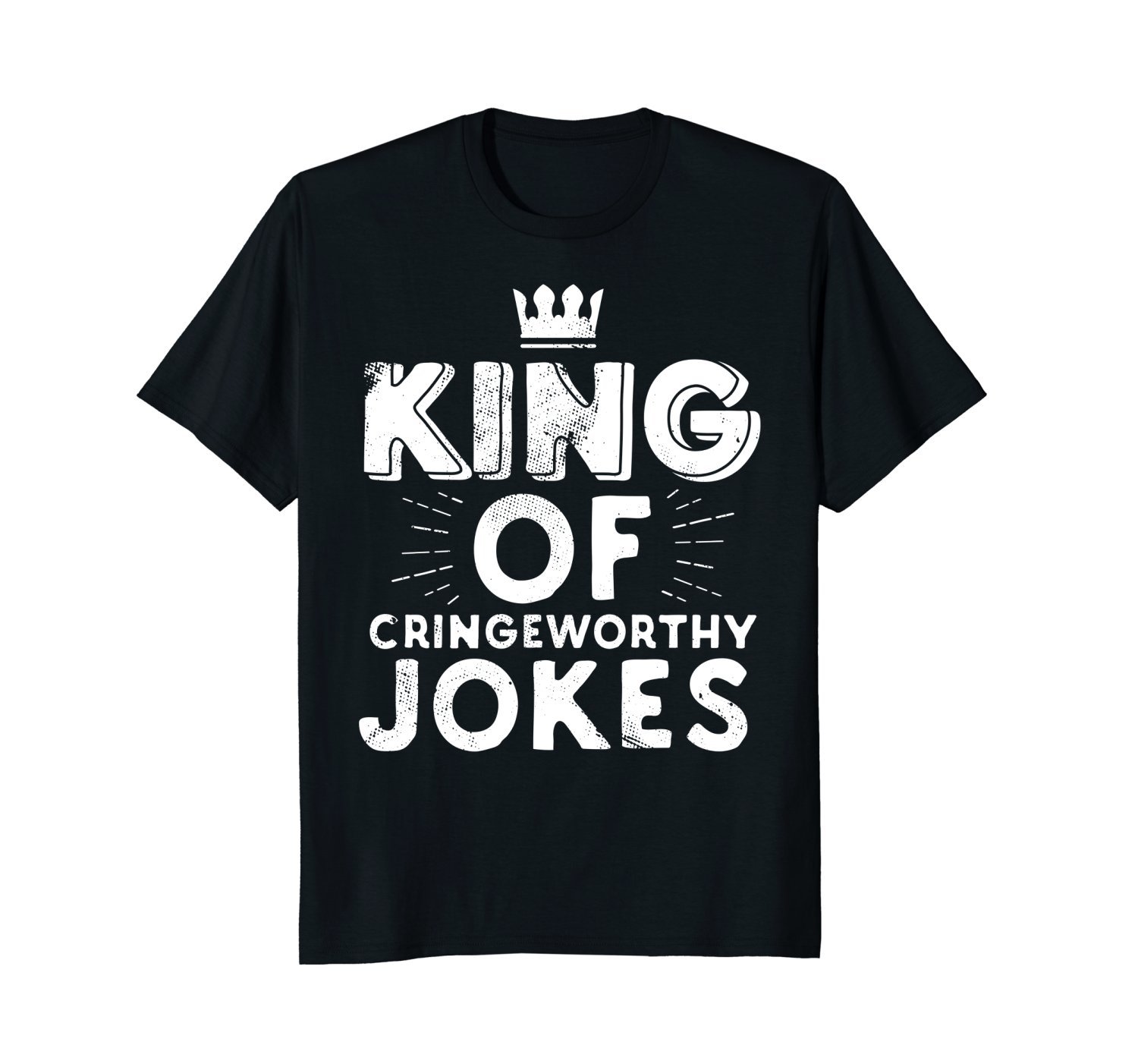 King Of Cringeworthy Jokes Dad Joke Shirt Father's Day Gift
